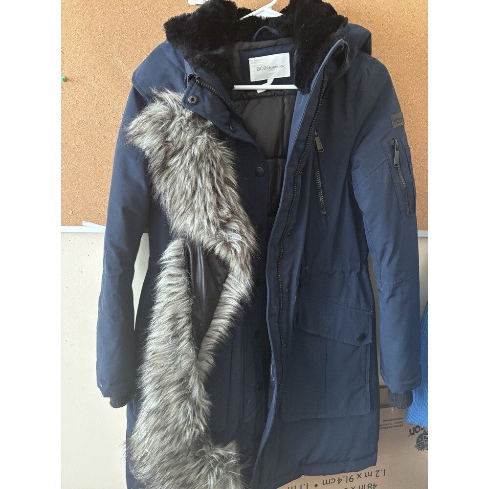 Women’s BCBG Heavy Blue Winter Coat XS